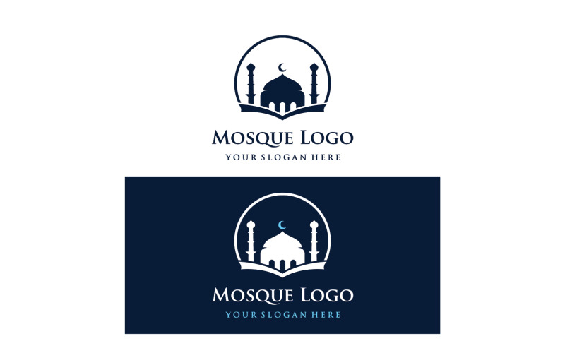Mosquée Logo vector template vecteur 9