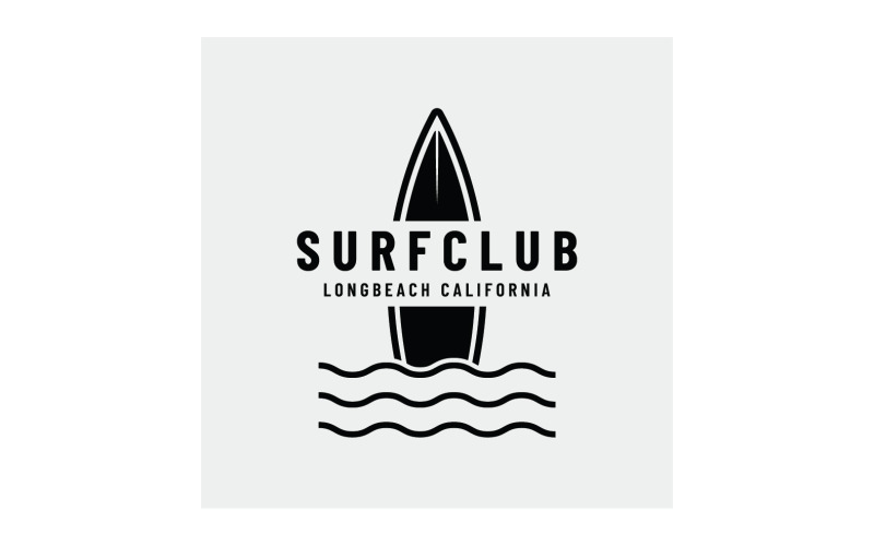 Surf club summer holiday logo 1 #307423 - TemplateMonster