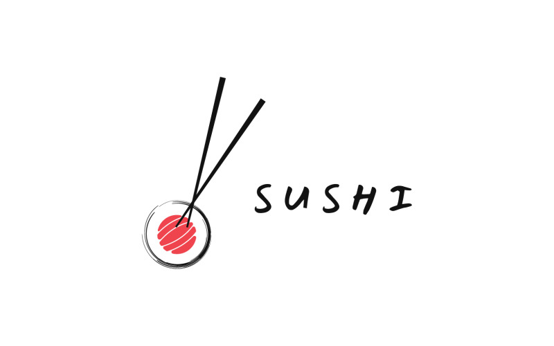 Sushi eten japan logo vector 5