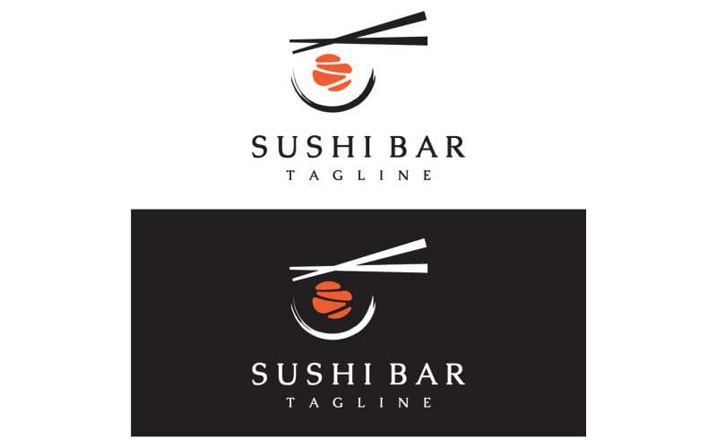 Sushi Food Japan Logo Vector 17 #307461 - Templatemonster