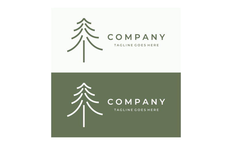 Pin forrest arbre logo vecteur 14