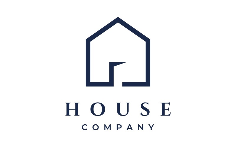 Fastighet hus hem byggnad sälj logotyp 5