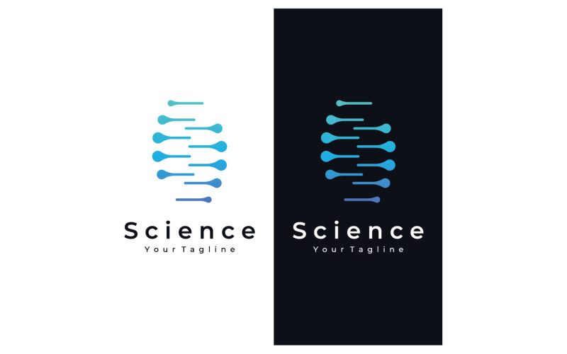 Dna medical health logo vector 4