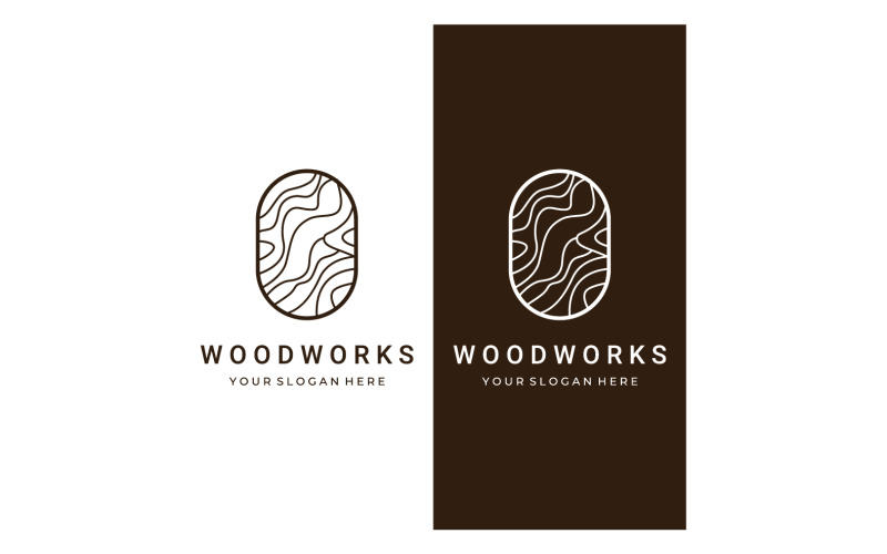 Logo-Vektor für Holzmöbelarbeiten 13
