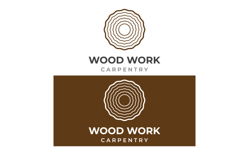 Logo-Vektor für Holzmöbelarbeiten 16