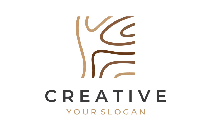 Wooden furniture work logo vector 7