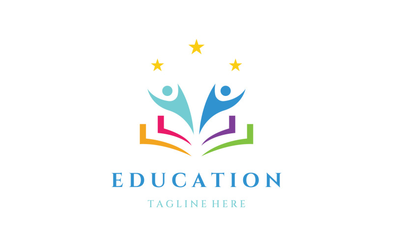 Istruzione vettore logo scuola universitaria 10