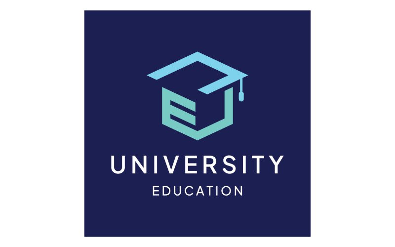 Istruzione vettore logo scuola universitaria 11