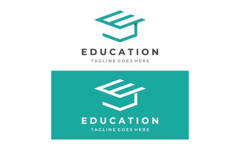 Istruzione vettore logo scuola universitaria 19
