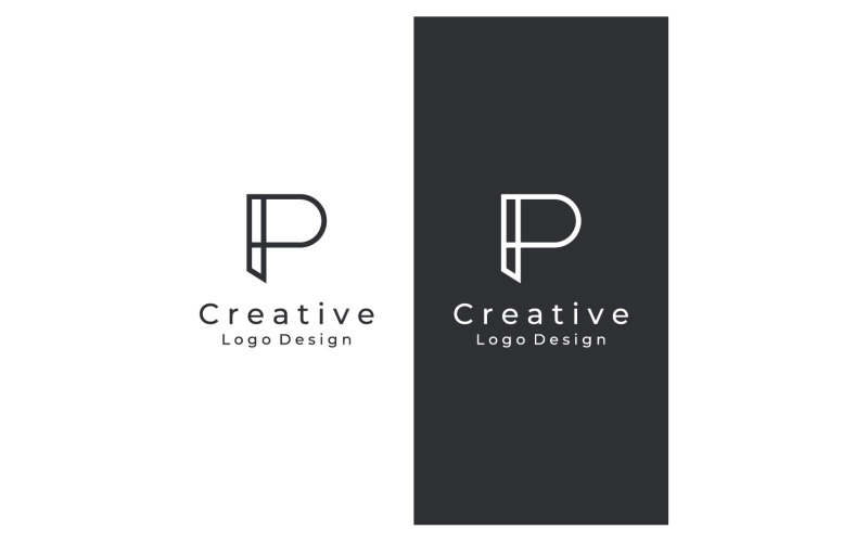 Creative Modern Letter P Logo Design Concept Template Fully, 40% OFF