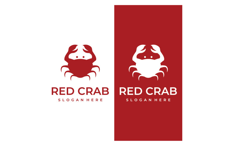 Logo frais de nourriture de crabe de fruits de mer 9
