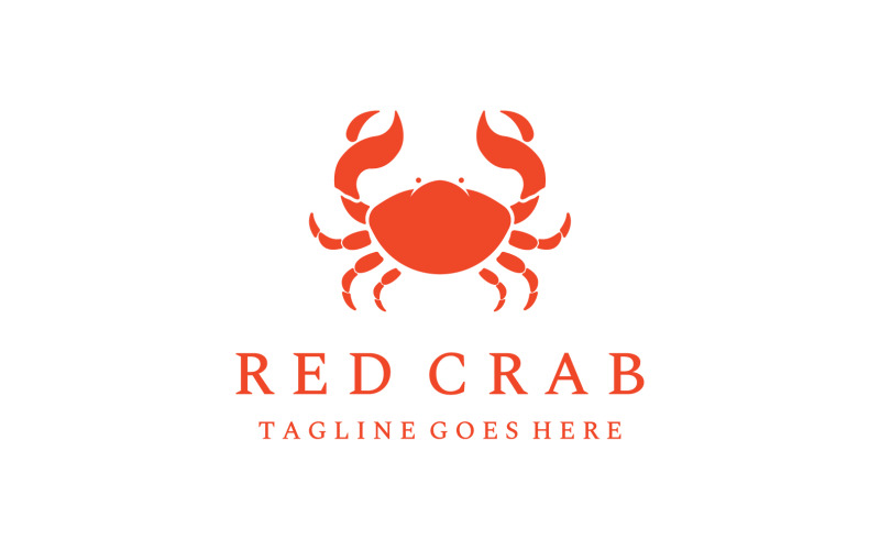 Seafood crab food fresh logo 6 #308064 - TemplateMonster