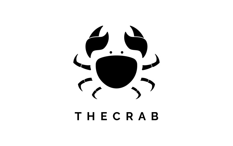 Świeże logo kraba z owocami morza 5