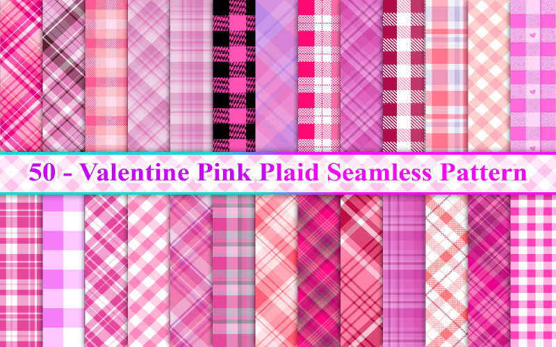 Motivo senza cuciture plaid di bufalo di San Valentino, motivo senza cuciture plaid di bufalo