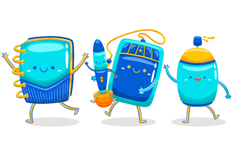 Cute Creative Mascot Pack 02