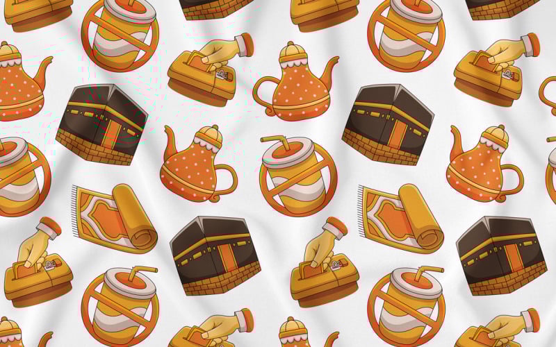 Ramadan Kareem Nahtloses Muster 06