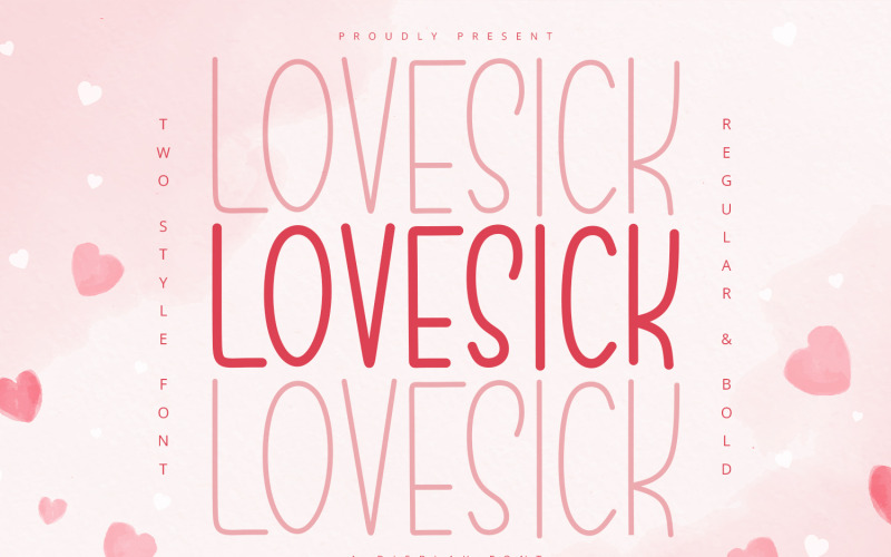 Smoorverliefd - Romantisch weergavelettertype