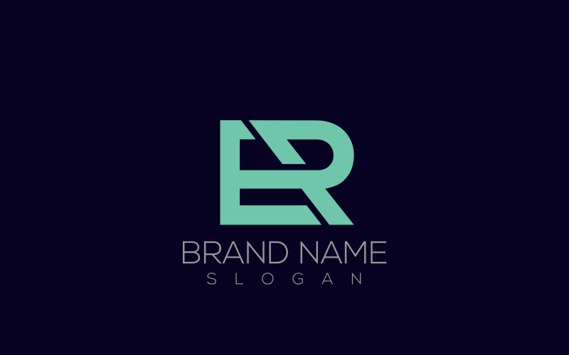 Er logo | Er o Re lettera Logo Design