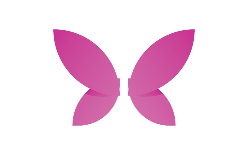 Beauty Butterfly Logo vector template V6 - TemplateMonster