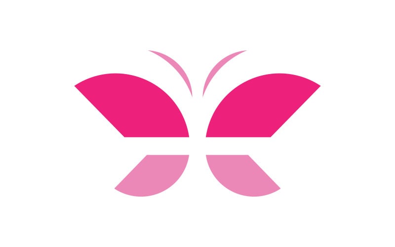 Beauty Butterfly Logo vector template V8 - TemplateMonster