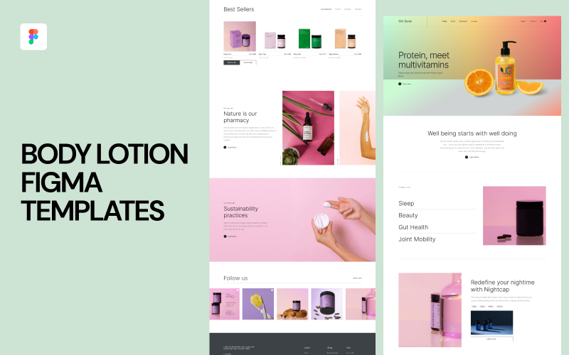 Body Lotion Figma mallar