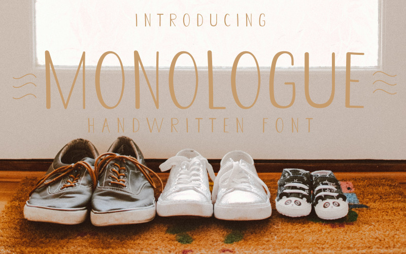Monoloog - Eenvoudig lettertype weergeven