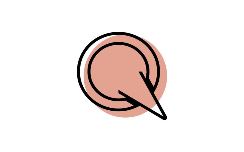 Letter Q  logo icon design V8