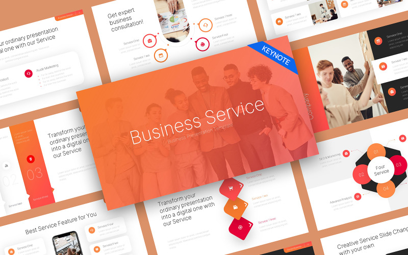 Business Services Professional Keynote Template