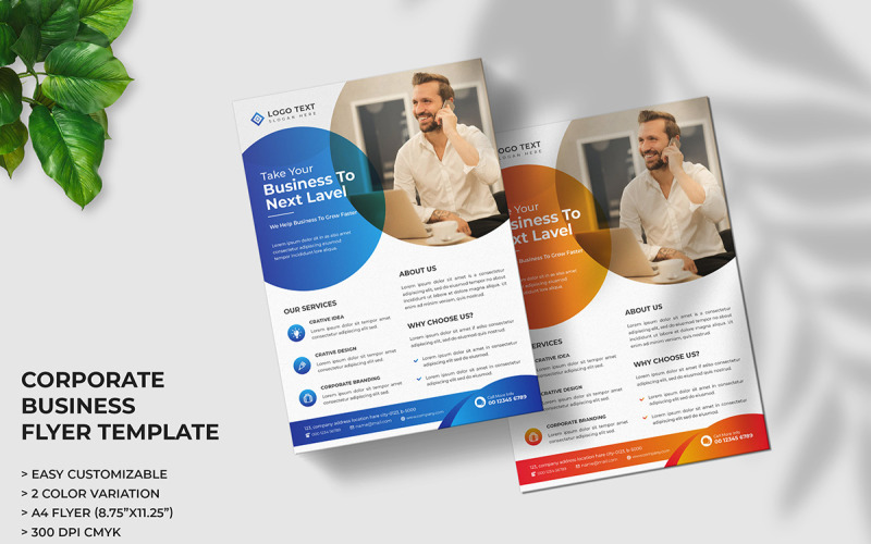 Creative Digital Marketing Agency Flyer Template Design and Corporate Business Flyer Poster