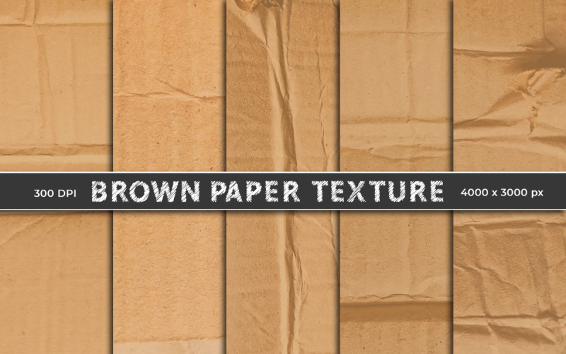 Bruine papieren textuur achtergrond. Kartonnen structuur. Verfrommeld karton