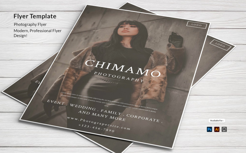 Fotografia Flyer Design moderno