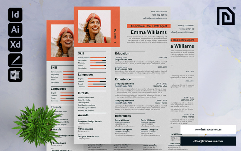 Real Estate Resume Template Finish - Real Estate Resume Template Finish Resume 309395 Original