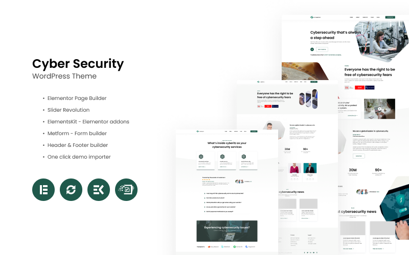 Cyberitz - Tema WordPress per la sicurezza informatica