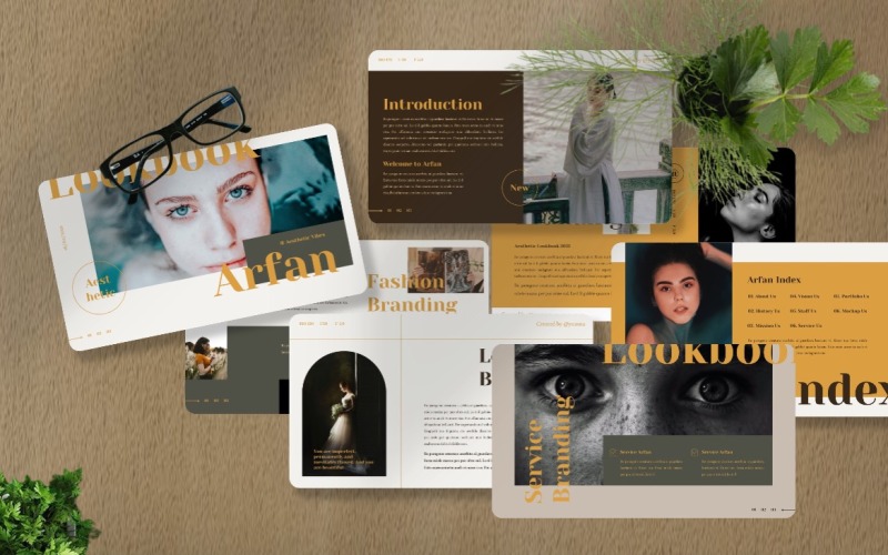 Arfan - Modèle Powerpoint Esthétique