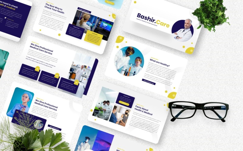 Bashir - Plantilla de diapositiva de Google de atención médica