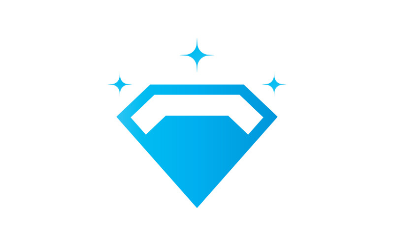Diamant logo vector sjabloon V10