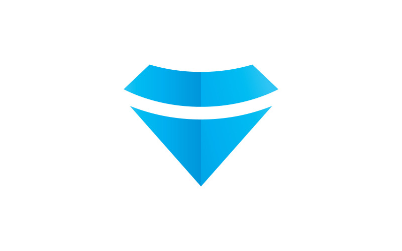 Diamant logo vector sjabloon V6