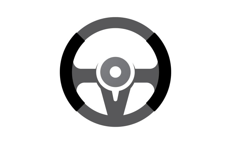 汽车方向盘标志图矢量 V6