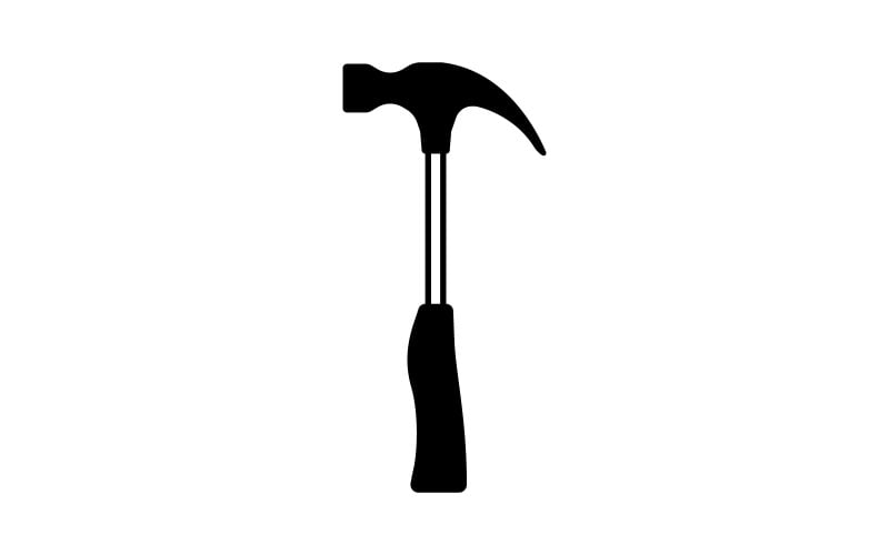 Crossed hammer logo design for vintage work carpentry tools.Logo for  handyman, repair, construction Stock Vector Image & Art - Alamy