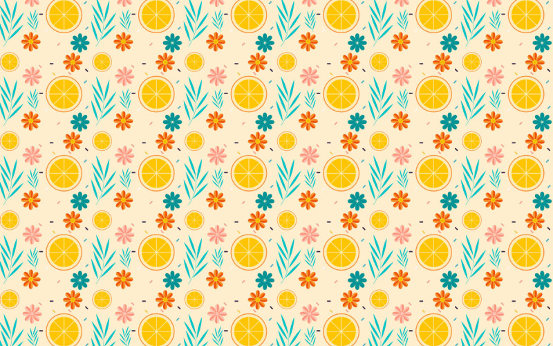 decoração de padrão de fundo floral