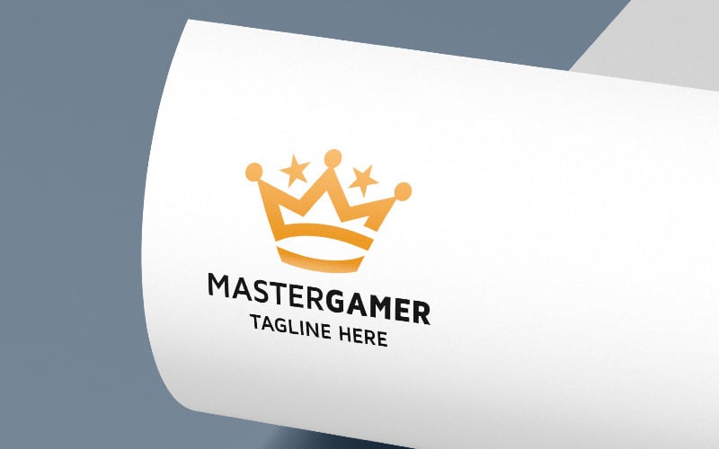 Master Gamer Pro 徽标模板