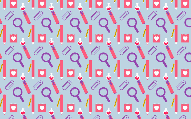 Sich wiederholender Wissenschaftsmusterhintergrund