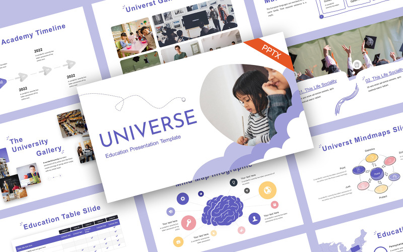Universe Creative Education Powerpoint Template Universe Creative Education Powerpoint Template