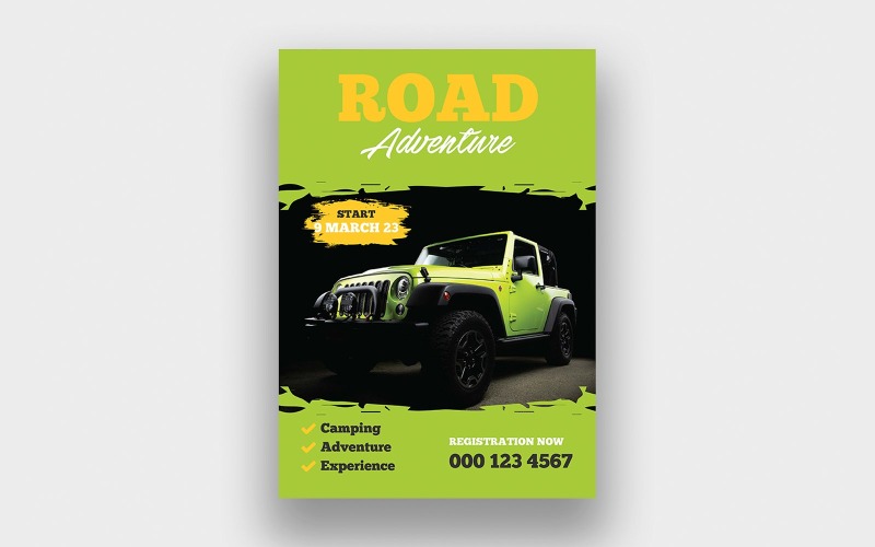 Off-road szórólap sablon v2