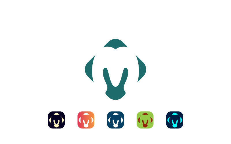 Logo M | Design del logo della lettera M della vittoria premium