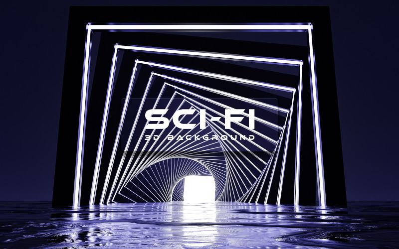 3D 科幻背景图形 10