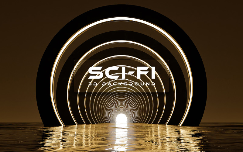 3D-Sci-Fi-Hintergrundgrafik 12