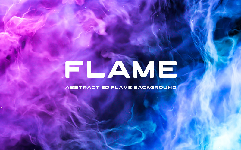 Fond abstrait de flamme 3D