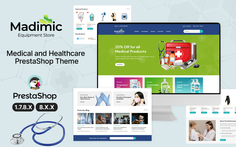 Madimic - Tema PrestaShop medico e farmaceutico