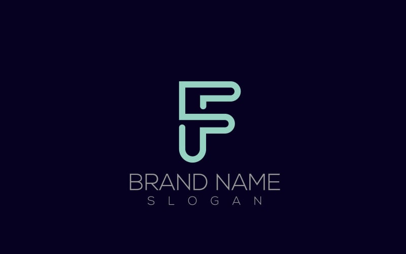 F-Logo | Anfangsbuchstabe F Logo-Design